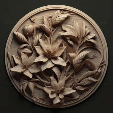 Patterns and decorations stl Rhodaliidae 4 3d model